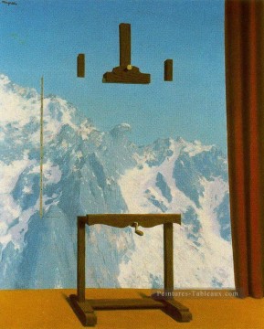 350 人の有名アーティストによるアート作品 Painting - 峰の呼び声 1943 ルネ・マグリット